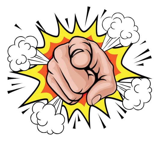 Hand gesture pointing